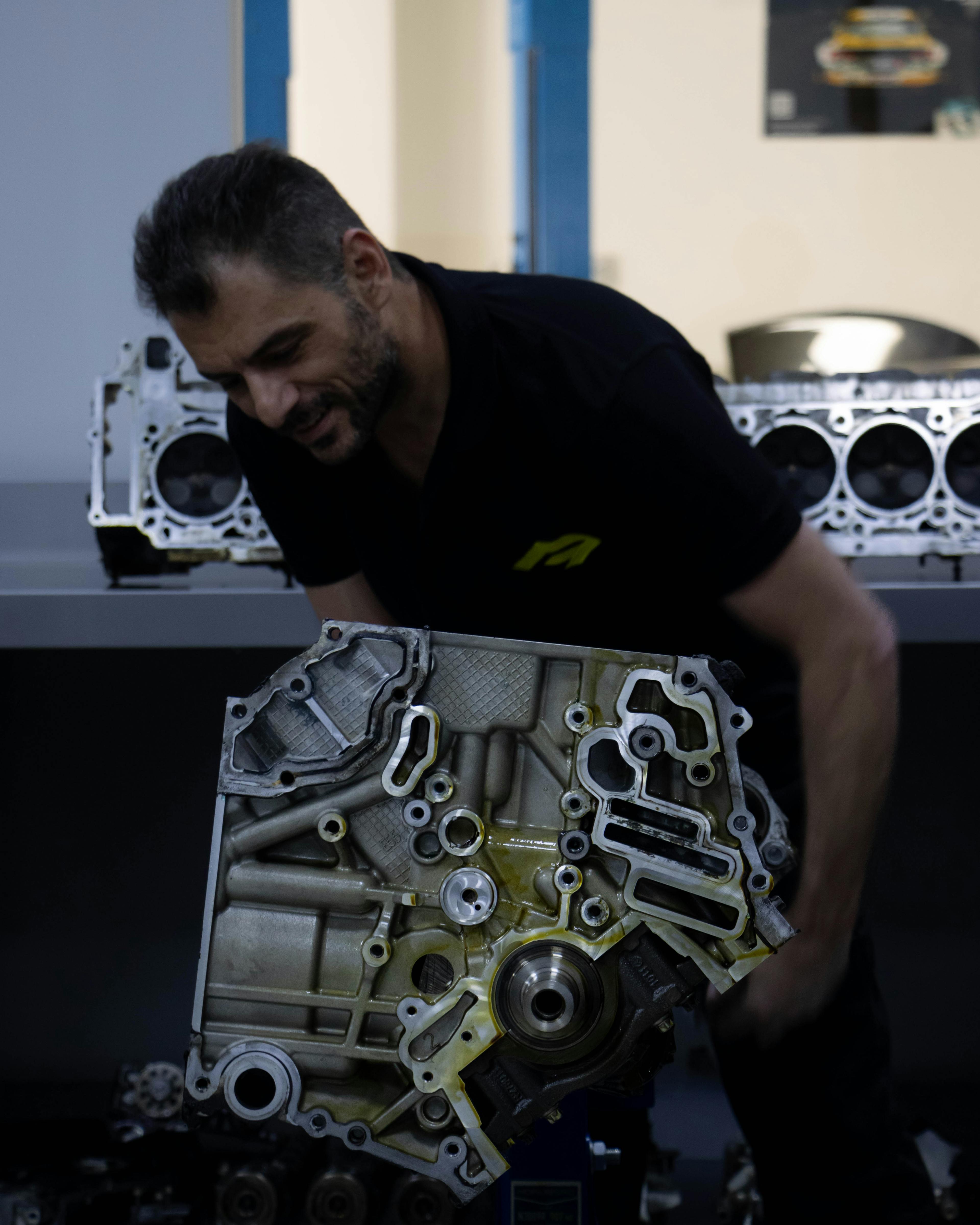 Tasos Moschatos Rebuilding M157 Engine ABE Garage