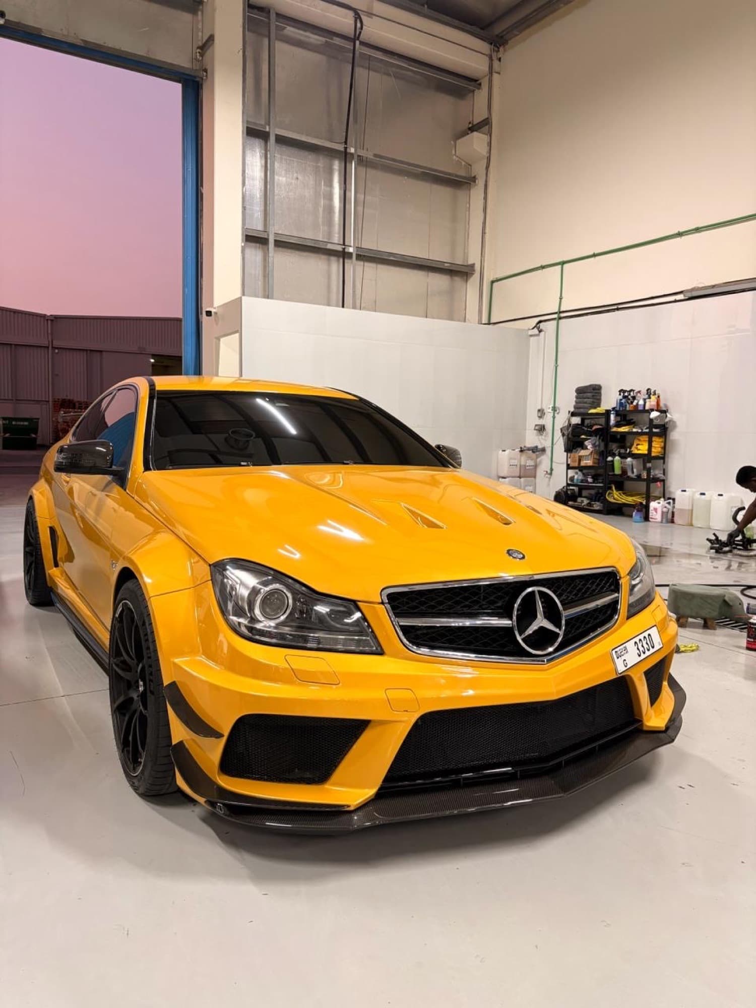 Mercedes-AMG C63 Black Series at ABE in Dubai