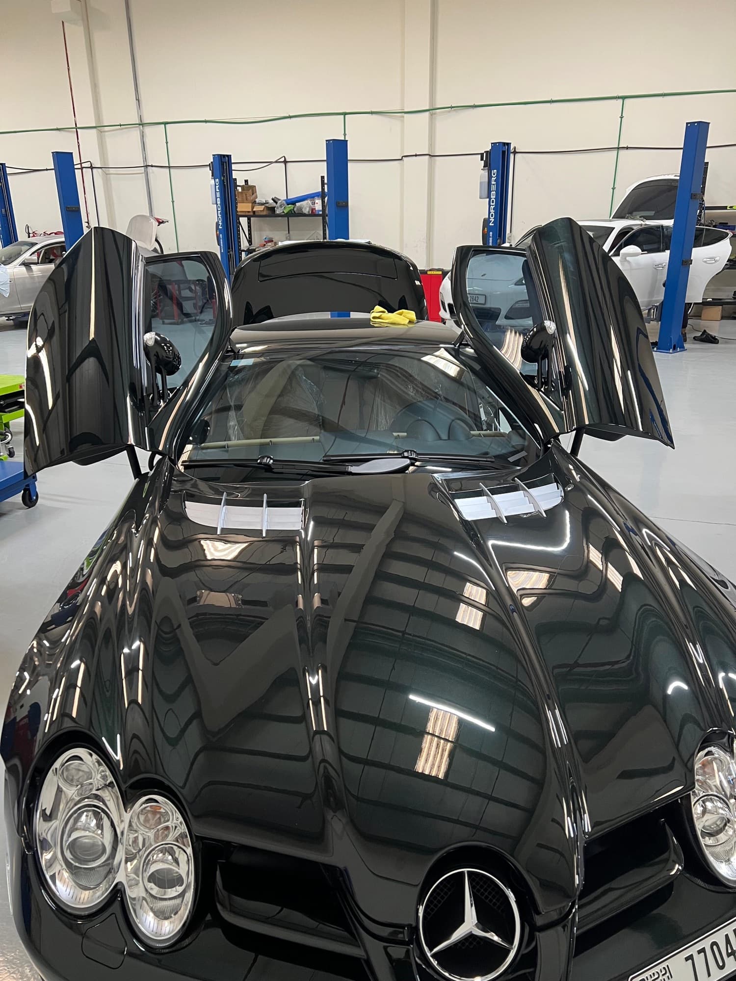 Mercedes-Benz SLR McLaren at ABE's specialist workshop in Dubai